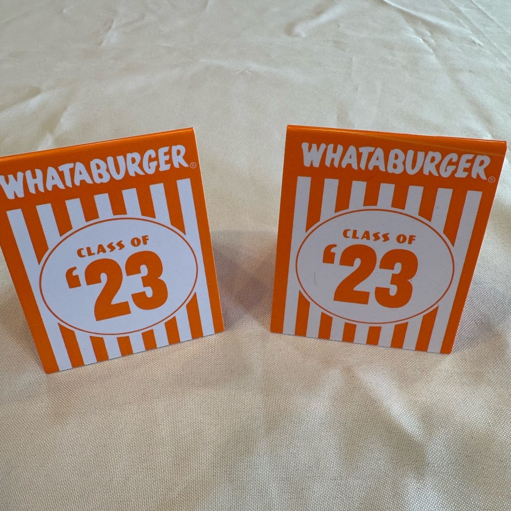 Whataburger Class of '23 Party Table Tents